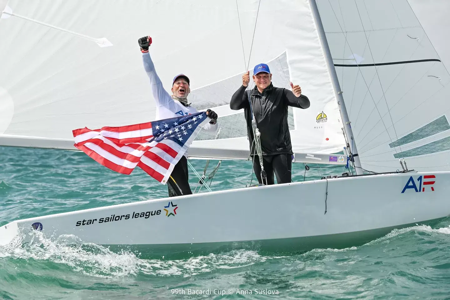 SSL Sailors: Paul Cayard and Frithjof Kleen Crowned 99th Bacardi Cup